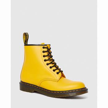 Dr Martens Férfi 1460 Smooth Bőr Lace Up Bakancs Sárga